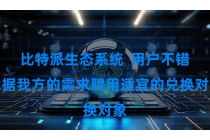 比特派生态系统  用户不错凭据我方的需求聘用适宜的兑换对象