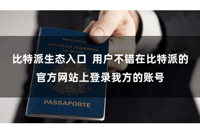 比特派生态入口  用户不错在比特派的官方网站上登录我方的账号