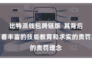 比特派钱包跨链版  其背后贮蓄着丰富的技能教育和求实的责罚理念