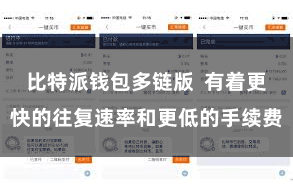 比特派钱包多链版  有着更快的往复速率和更低的手续费